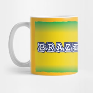 For Brazil Fan At World Cup Mug